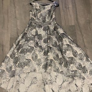 Beautiful high low evening gown- amazing Crystal detail!